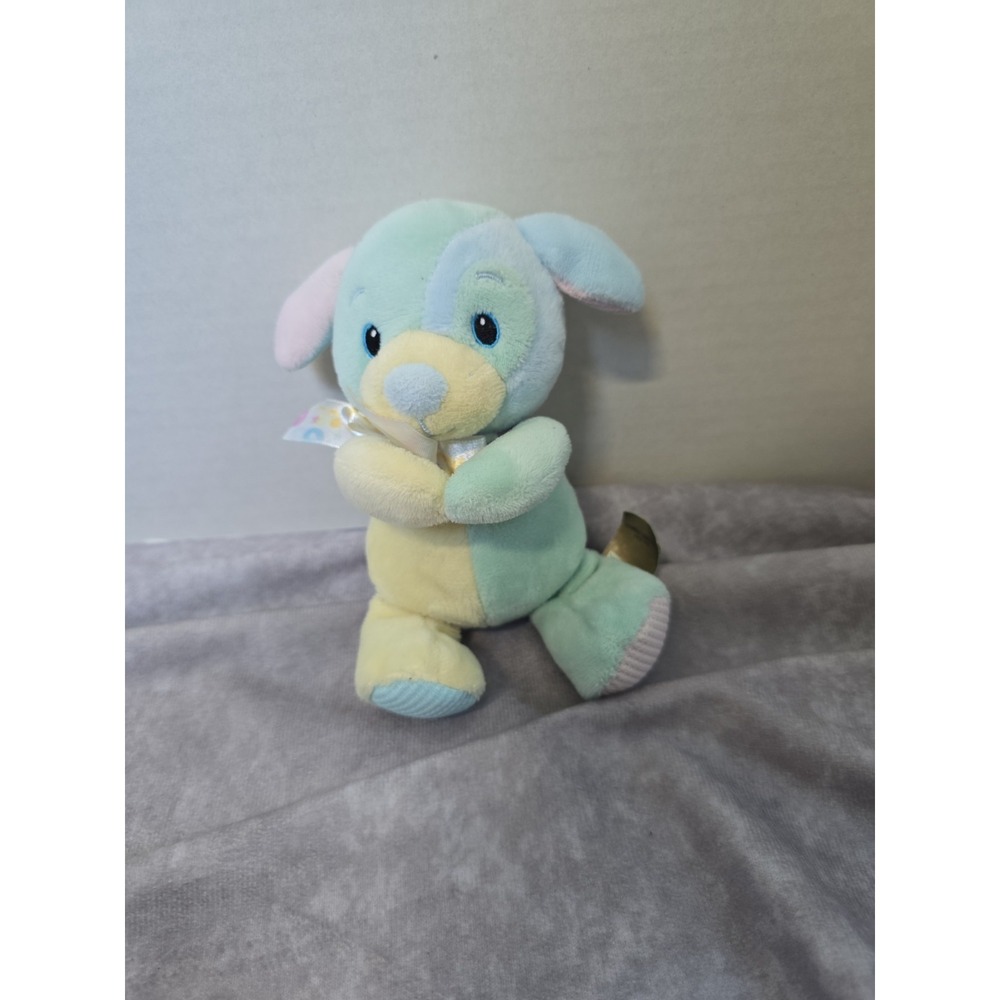 FIRST & MAIN Sweet Babies Huggums Puppy Dog Baby Stuffed Plush Toy Pastel